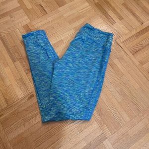 Lilly Pulitzer Blue & Green Luxletic Leggings size small